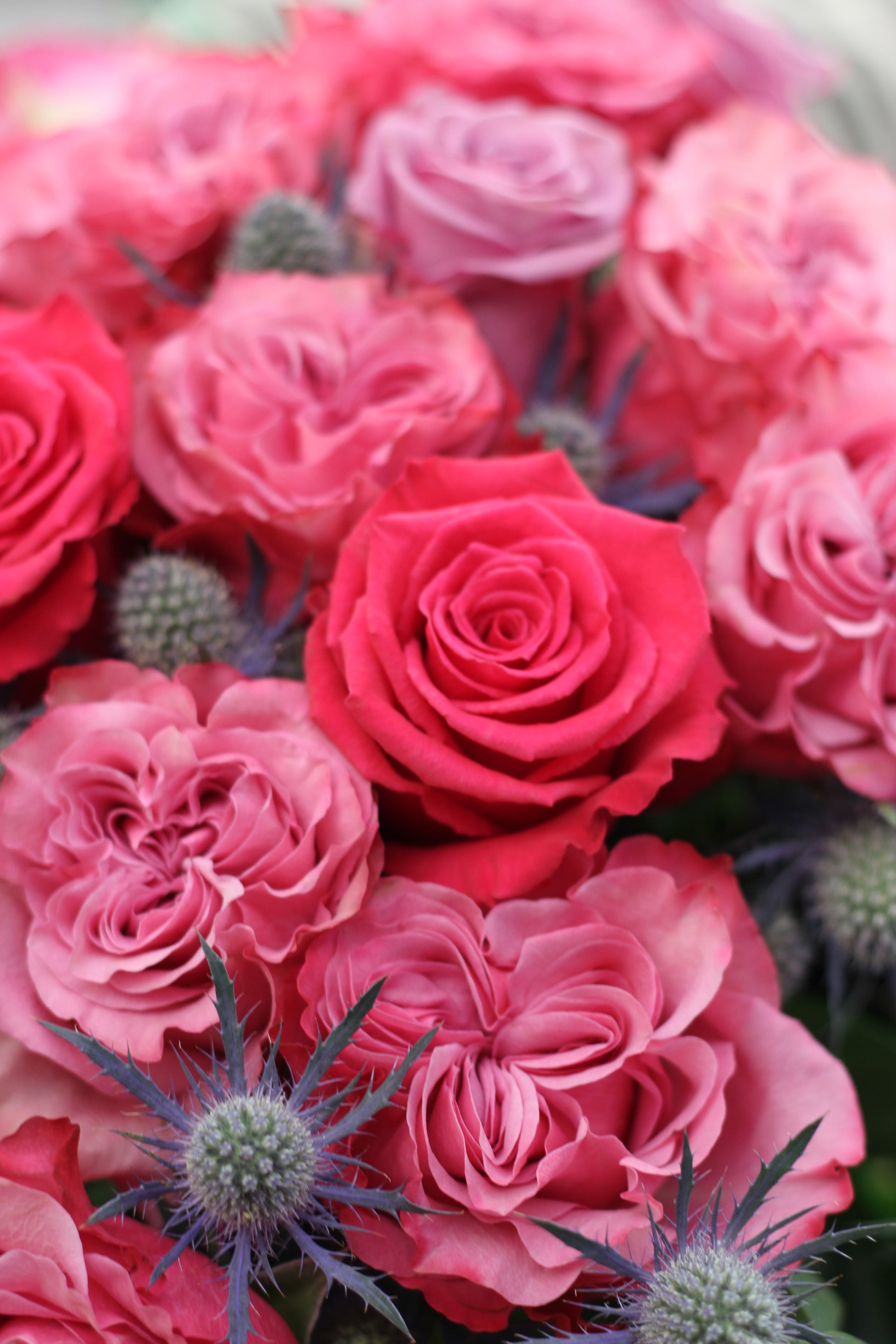 The Unfolding Bouquet - Lavender & Purple Roses (Valentine's Collection)