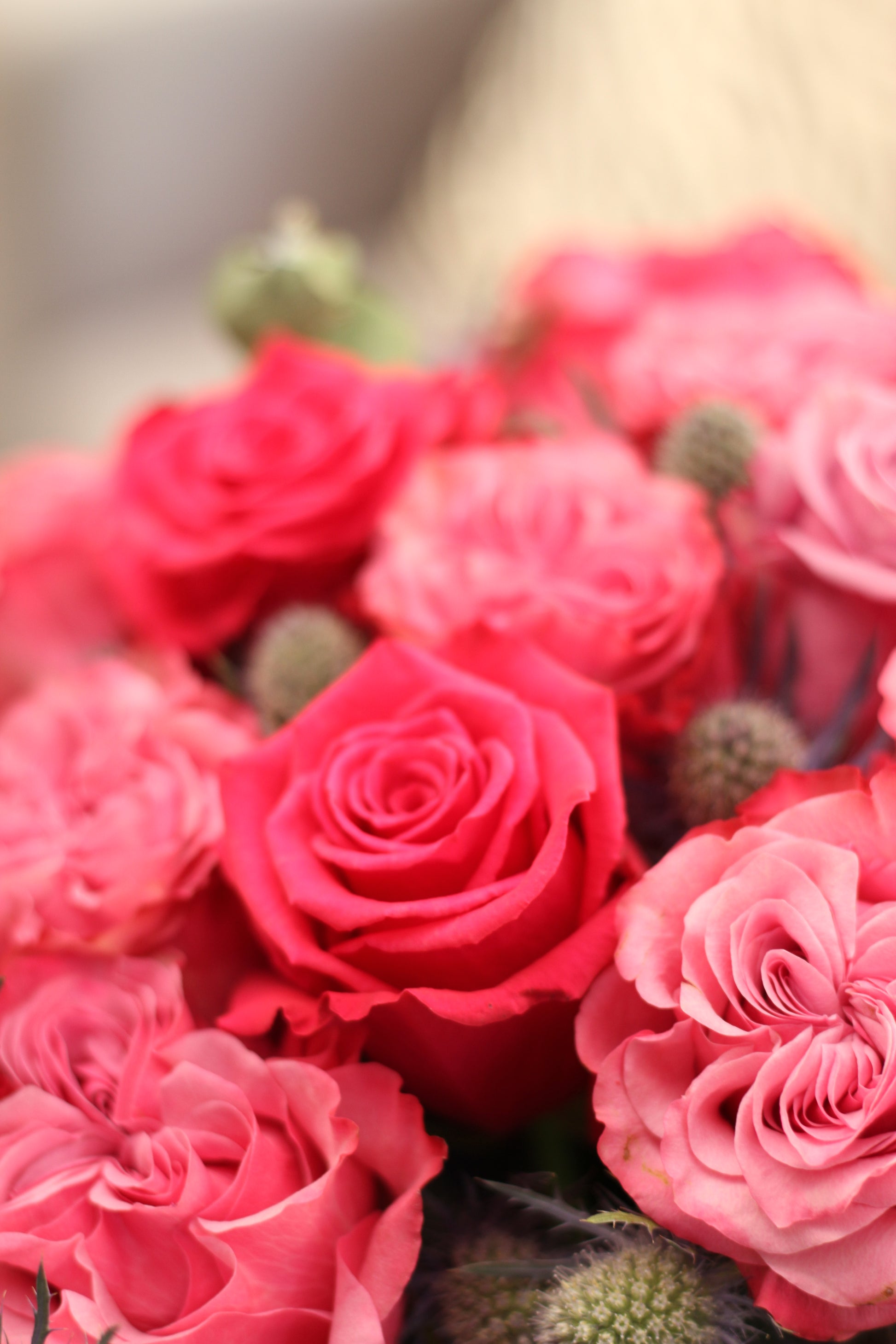 The Unfolding Bouquet - Lavender & Purple Roses (Valentine's Collection)