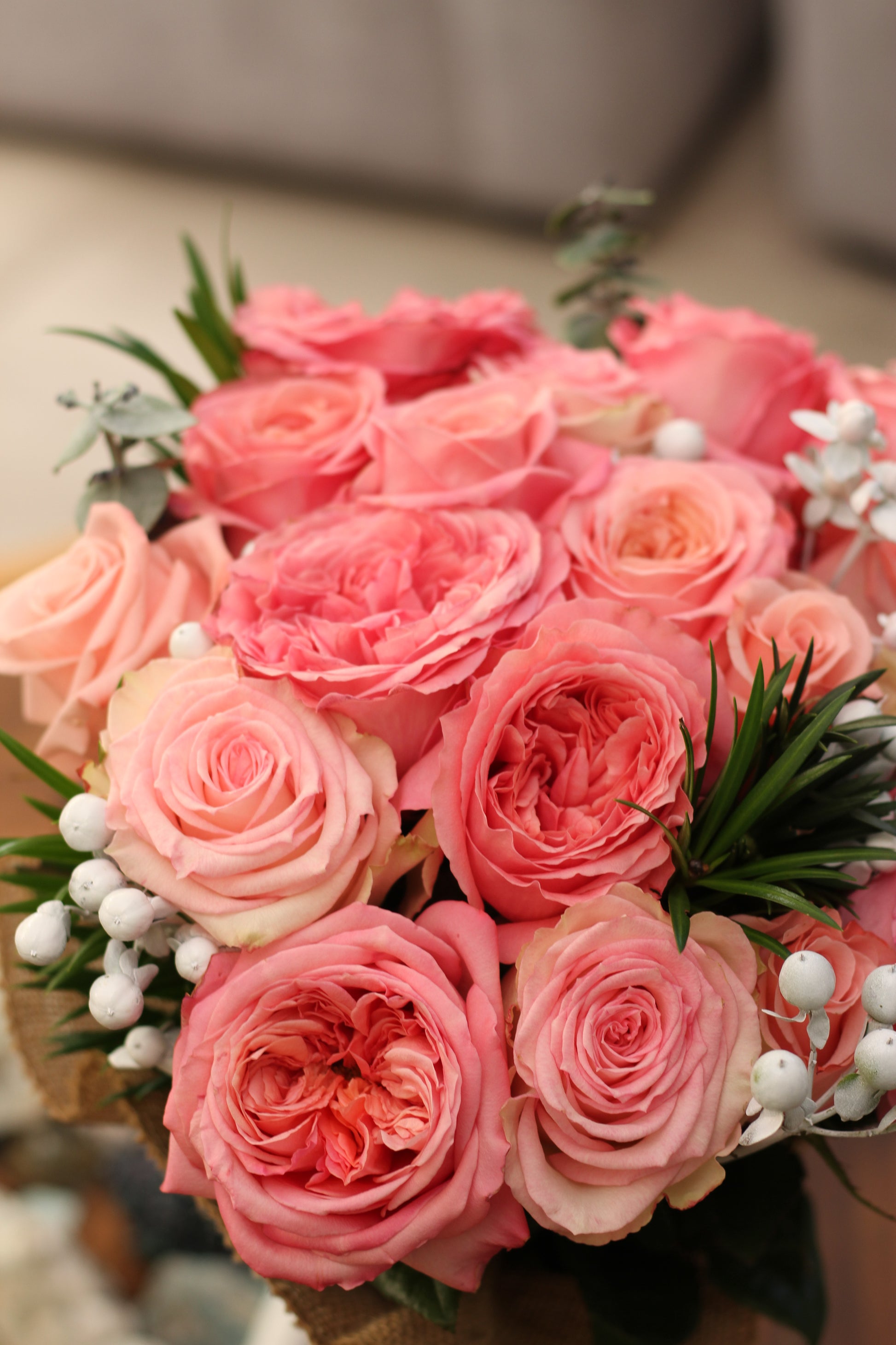 The Togetherness Bouquet - Pink Roses (Valentine's Collection)
